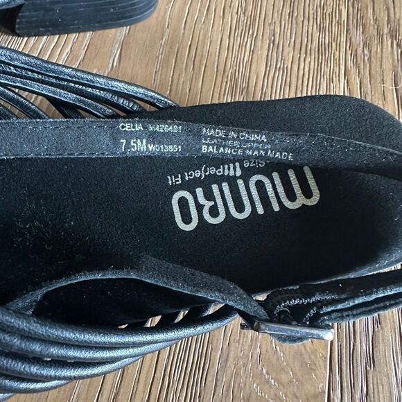 MUNRO Celia Slingback Sandal In Black - Picture 7 of 12